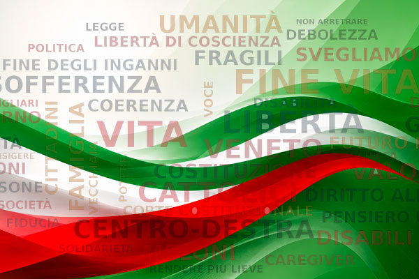 VENETO. FINE VITA-FINE DEGLI INGANNI DA PARTE DI CERTO CENTRO-DESTRA. LA MELONI BATTA UN COLPO. CATTOLICI SVEGLIAMOCI